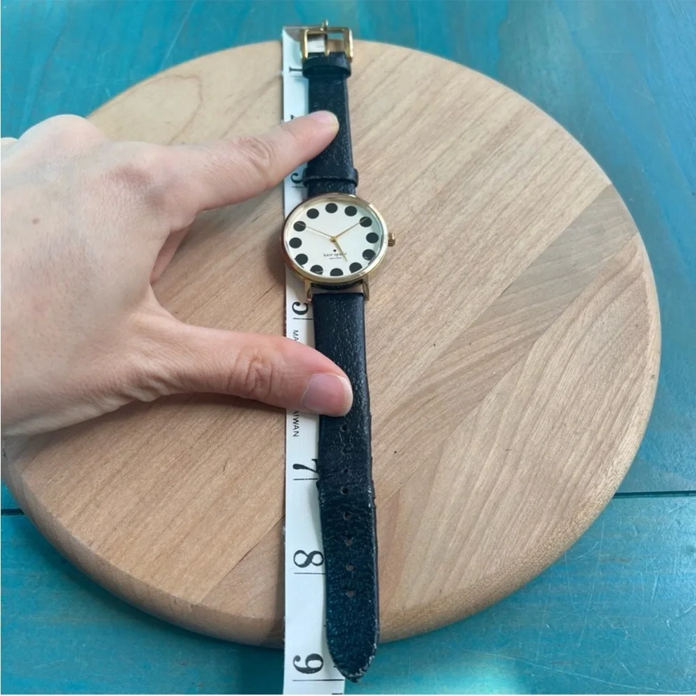 Kate Spade New York black and white polka dot watch NEW BATTERY
